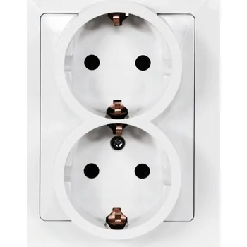 Elektrická zásuvka Elektrická Zásuvka nástěnná Timex-Elektro bílá