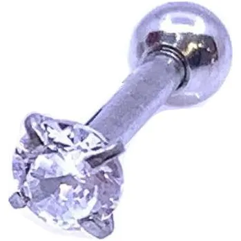 Piercing Piercing z chirurgické oceli s kamenem cartilage