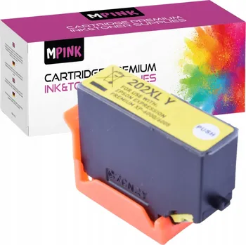 Žlutá inkoustová kazeta pro Epson 202 XL Expression Premium XP6000 XP6005 XP6100 XP6105