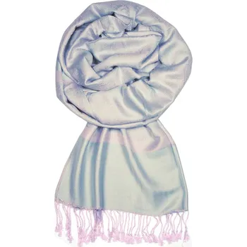 Šála Arika Blue kašmírová šála LZ-056_88 světle modrá