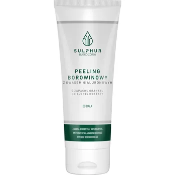 Pleťová maska Sulphur 200g rašelinový peeling s kyselinou hyaluronovou