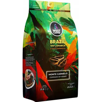 Káva zrnková Arabica West Caffee Brazil Monte Carmelo 1000 g