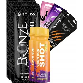 Bronzer SOLEO Black Bronzer 5x15ml SILNÝ bronzer +