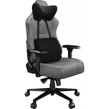 Herní židle Herní křeslo Yumisu 2049 4D Materiál tkanina šedé