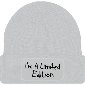 Čepice Čepice s potiskem I am a limited edition černá