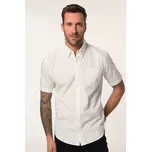 JP1880, Plus size Košile JP1880, krátké rukávy, límeček s knoflíky, Modern střih, do 8XL pro plnoštíhlé nadměrná velikost, 835773200-1907, bílý, 8XL, Plus size oblečení, Oblečení pro vysoké muže, Nadměrné velikosti, Oblečení pro plnoštíhlé.