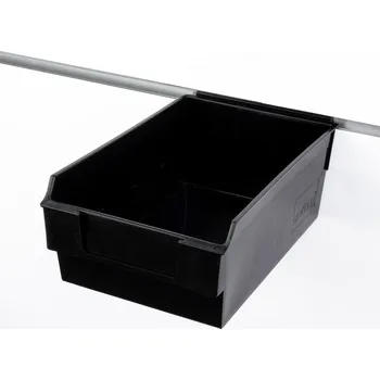 Úložný box BOX kontejner na Slatwall 14x22x8cm černý