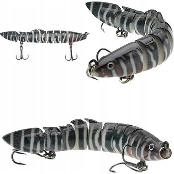 Umělá nástraha Wobler na štiku, lámací, potápivý 10 cm / 10 g nástraha rybářská