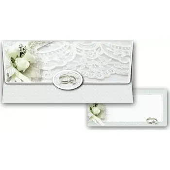 MFP Svatební obálka na peníze 180 x 85 mm 1 ks, 55-036 W