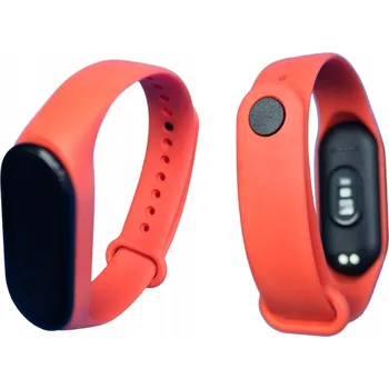 Příslušenství k chytrým hodinkám Červený silikonový pásek pro Xiaomi Mi Band 4 - Odolný Řemínek na vaše zápěstí