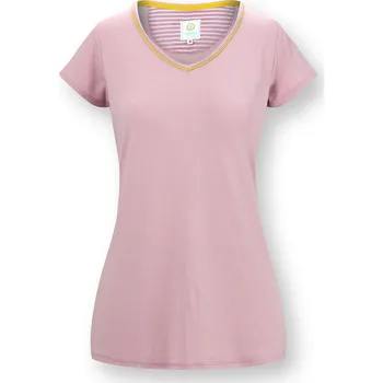 Dámské tričko PIP Studio Toy top krátký rukáv Solid růžová Velikost: L