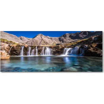 Obraz Lacobel pod skříňky do kuchyně Vodopád v horách XXL