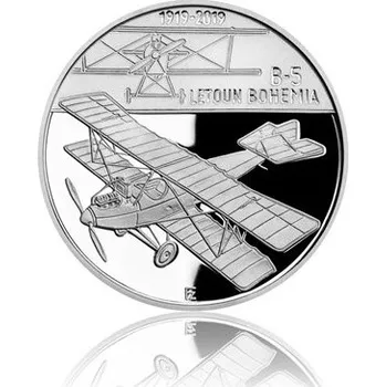 2019 - Stříbrná mince První české letadlo Bohemia B-5 - Proof