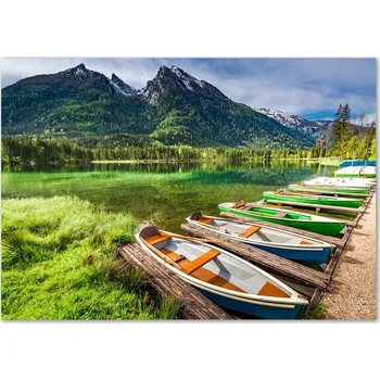 Obraz Skleněný panel 70 x 100 x 4 mm tvrzené sklo broušené zelené