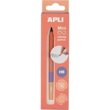 Nekonečná tužka mini "Infinite", oranžová, HB, šestihranná, APLI 19964