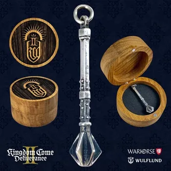 Přívěsek Drakkaria-KCD Palcát, Jan Žižka, Kingdom Come: Deliverance II, přívěsek, stříbro 925/1000