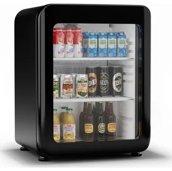 Lednice Klarstein Audrey Evo 56.3cm 65L Prosklená Lednice na Nápoje Černá (10046633)