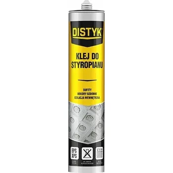 Průmyslové lepidlo Montážní lepidlo na polystyren Distyk 280 ml