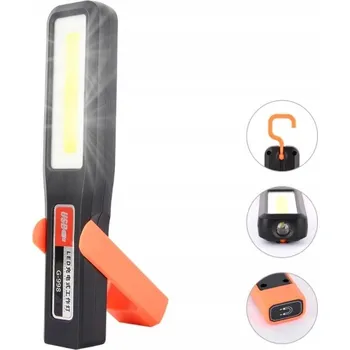 Svítilna Dílenská LAMPA COB LED USB s MAGNET (E010)