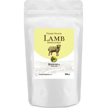 Pamlsek pro psa BOHEMIA FRESH Snack Lamb motivation 200g
