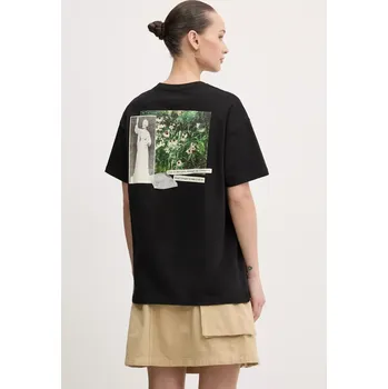 Pánské tričko Bavlněné tričko Vans černá barva, VN000MCGBLK1 99X, vel. XS