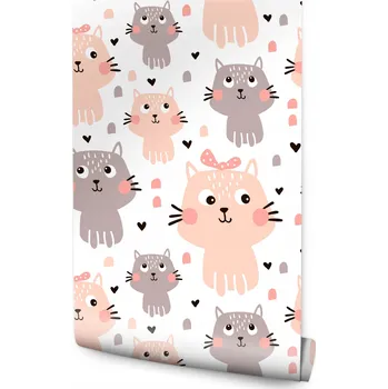 Fototapeta 10m ROLE TAPETY VLIESOVÉ Krásné Pastelové Koťátka