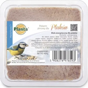 Krmivo pro ptáka Energetický blok pro ptáky Planta Fauna 400g