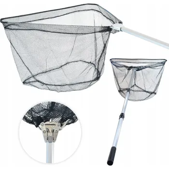 Podběrák PODBĚRÁK SÍŤ 50x50 kovový 190cm SILNÝ