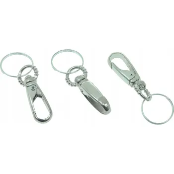 STŘÍBRNÝ úchyt KARABINA KARABINKA PŘÍVĚSEK NA KLÍČE SZEKLA