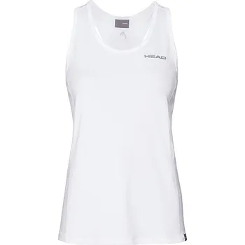 Dívčí sportovní tričko HEAD CLUB TANK TOP Girl Bílé, velikost 152