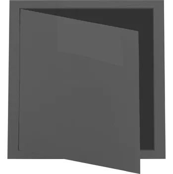 Obraz DRZWICZKI REWIZYJNE 300x300 mm GRAFIT PLAST PVC DOSPEL