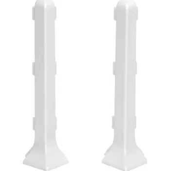 soklová lišta Vnější roh Cezar PVC 1 x 80 délka 1 cm, bílý