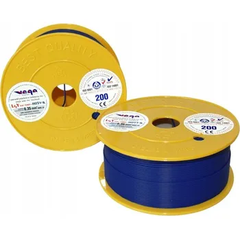 elektrický kabel Kabel Kulatý alarmový, elektrický, ohebný (lanko), automobilový LgY Vega-Tronik 1 x 0,35