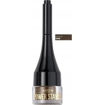 Tužka na obočí Avon Power Stay Tmavě Hnědá 2 g pomáda na obočí