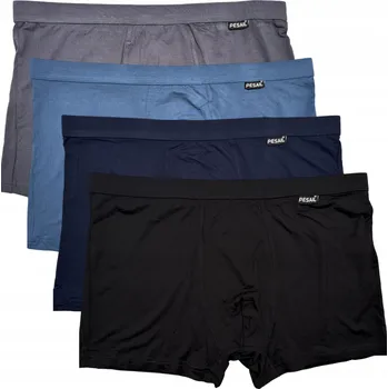 Pánské spodní prádlo 4x PÁNSKÉ BAMBUSOVÉ SLIPY HLADKÉ PESAIL 6XL