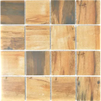 Obklad Keramická mozaika WzorcowniaStudio 30,6 x 30,6 cm, odstíny hnědé a béžové