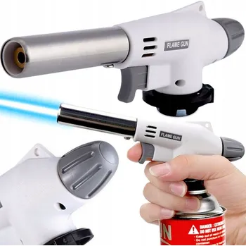 PLYNOVÝ HOŘÁK NA KARTUŠI KERAMICKÝ PÁJECÍ RUČNÍ KOVOVÝ PIEZO