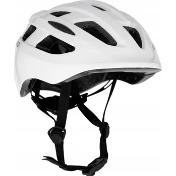 Cyklistická přilba Cyklistická helma ATTABO Bonkers bílá L, KONSTRUKCE In-Mould, ODOLNÁ SKOŘEPINA