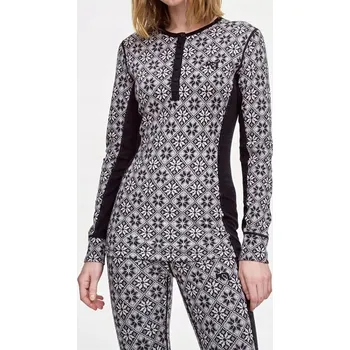 Dámská mikina DÁMSKÁ TERMOAKTIVNÍ MIKINA KARI TRAA ROSE ČERNÁ VELIKOST M