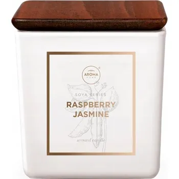 Svíčka Vonná sójová svíčka AROMA HOME malina