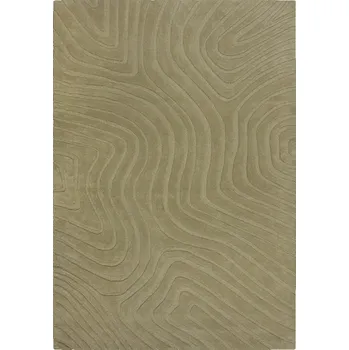 Koberec Khaki ručně tkaný vlněný koberec 160x230 cm Mesmerise Sage – Flair Rugs ID_1726246