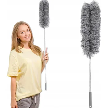 Prachovka Metla na prach teleskopická 81 cm pro úklid pavučin prachovka kartáč