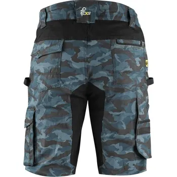 pracovní kraťasy Kraťasy CXS STRETCH, pánské, maskáčové modré, vel. 50