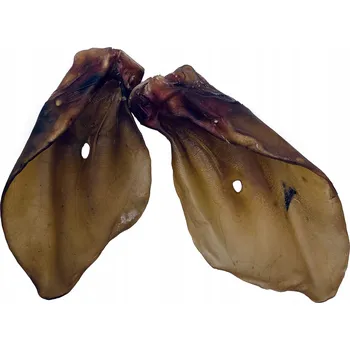 Pamlsek pro psa Velké hovězí uši, přírodní sušené, 2 kusy