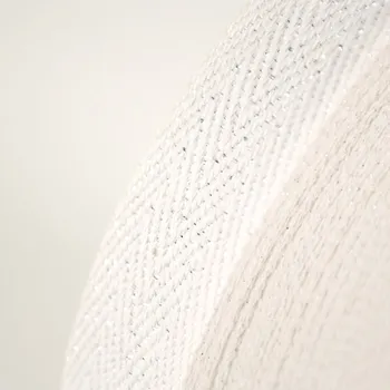 Bavlněná keprovka s lurexem 2 cm stříbrná