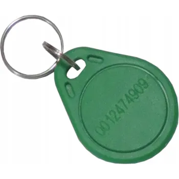 Přívěsek Na Klíče RFID Unique 125kHz EM4100 zelená, 100 ks