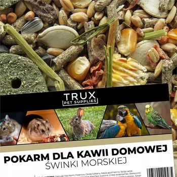 Krmivo pro hlodavce TRUX Krmivo pro morčata 10 kg - směs zrní a granulí
