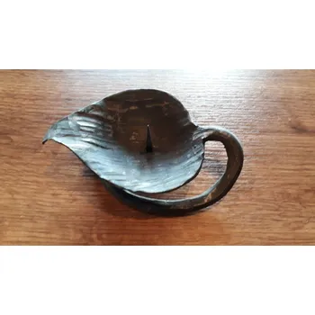 Svícen Kovaný svícen list