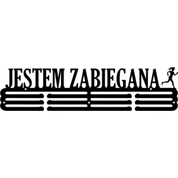 Věšák Jsem Zaneprázdněná #2 ČERNÝ Věšák na medaile 60cm