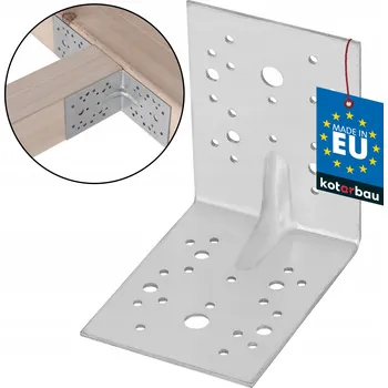 Úhloměr Stavební úhelník 130x130x100 s prolisem